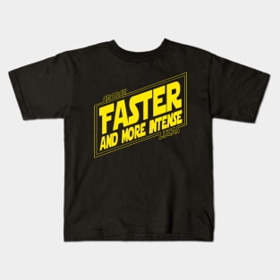 George Lucas: Faster and More Intense! Kids T-Shirt